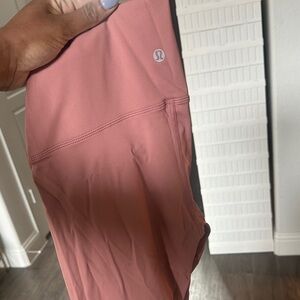 Lululemon Pink High-Waisted Leggings new!
